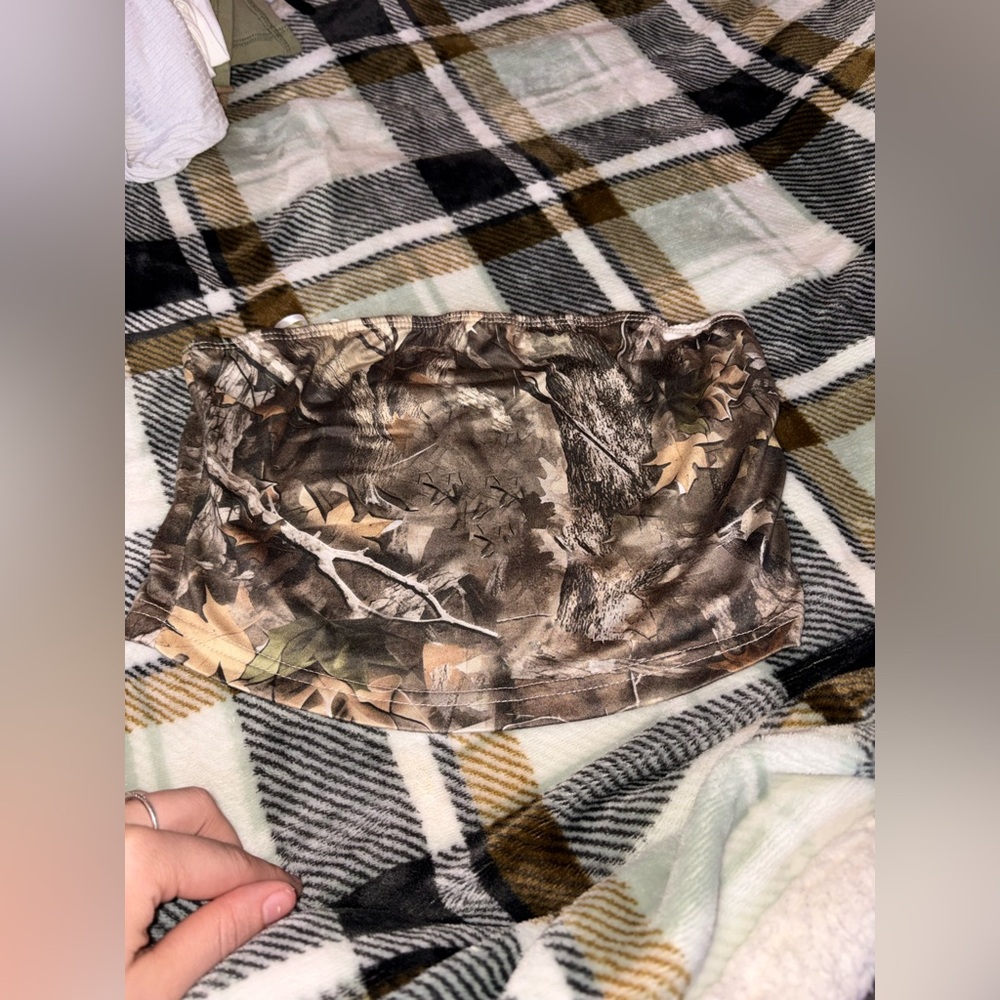 SHEIN Camouflage Crop Top